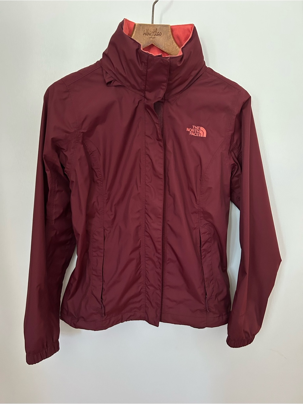 The North Face Women's Maroon Lightweight Shell Jacket